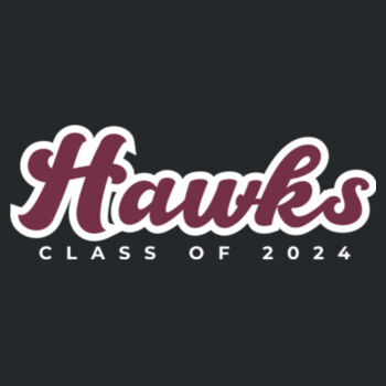 2024 Hawks Grad Crewneck Design